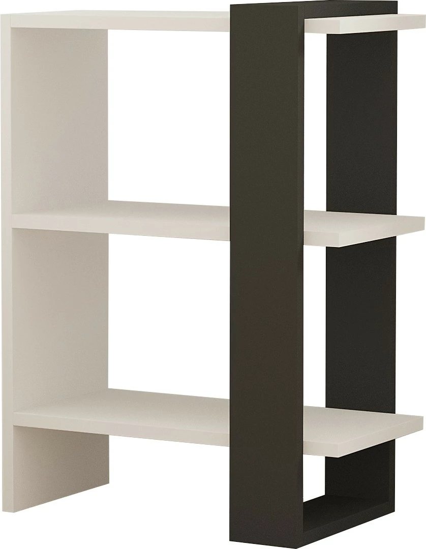 Raft librash Hanah Home, Funda, anthracite dhe i bardhë