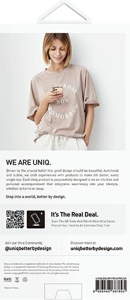 Mbështjellës UNIQ LifePro Xtreme për Samsung Galaxy S24+, transparent