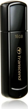 USB flash Transcend JetFlash 350 16GB, USB 2.0, e zezë