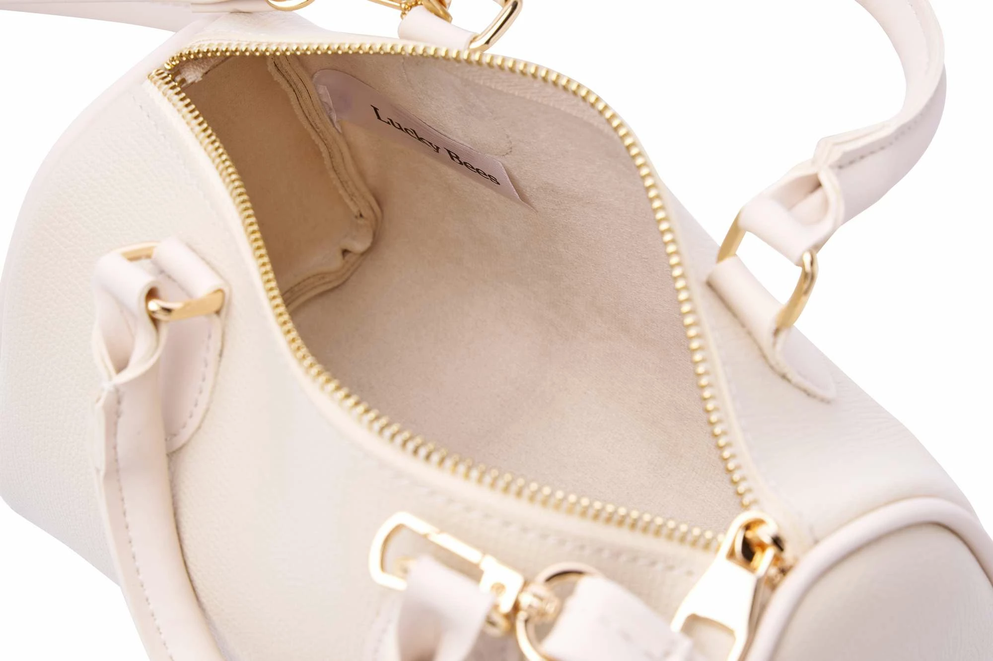 Çantë dore Lucky Bees, Joan, ngjyrë krem