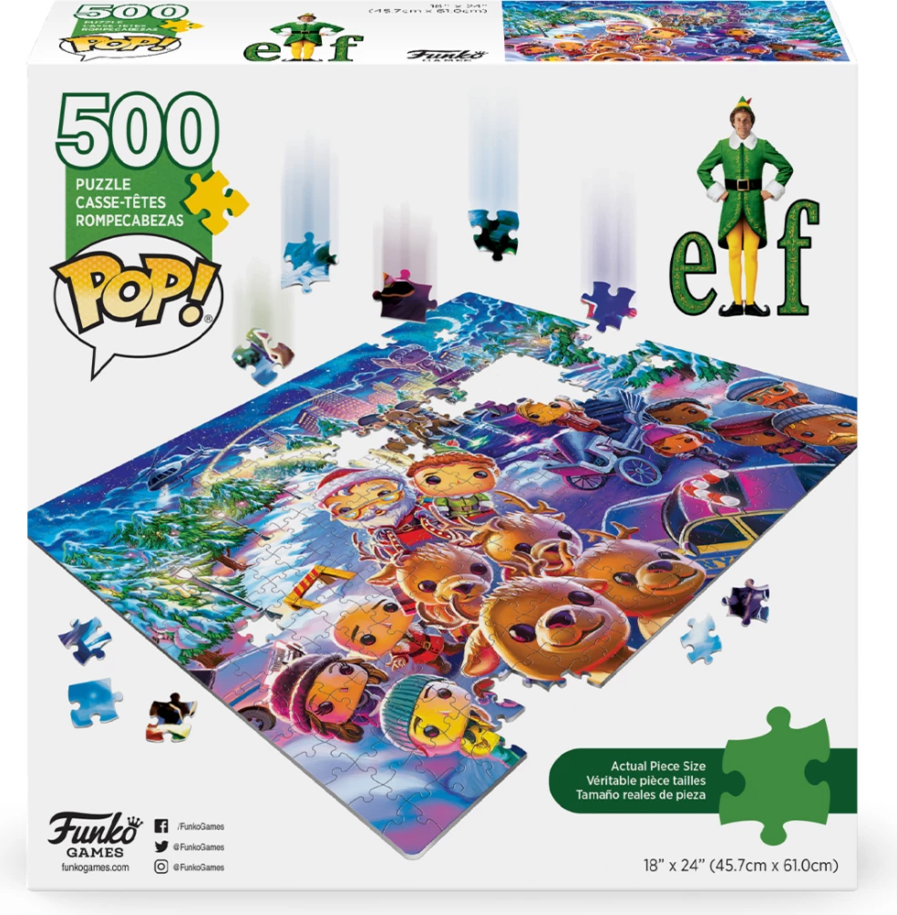 Puzzle Funko Games Pop! Elf 500 copë, 45.7 x 61 cm