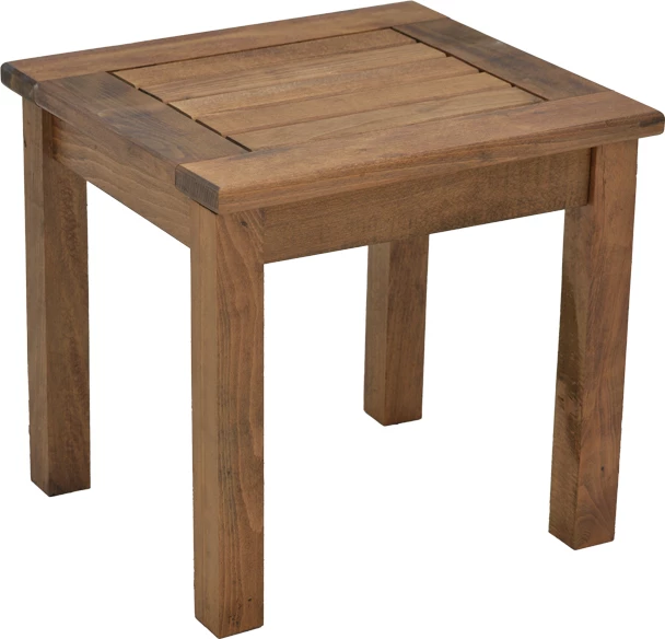 Tavolinë plazhi Retto dru ahu ngjyrë arre 45x40x42cm