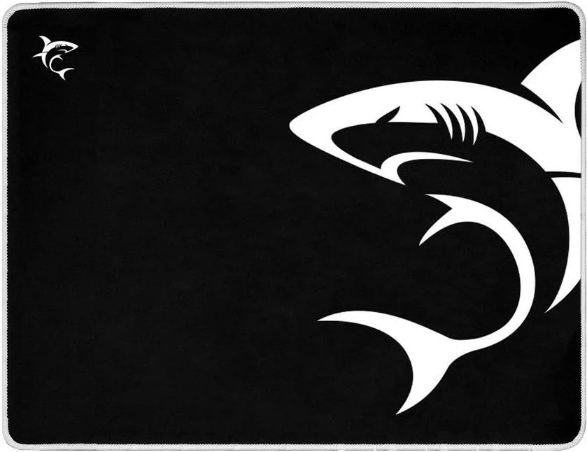 Mauspad White Shark MP-1965 Shark M, 320x250x3mm, zi-bardhë