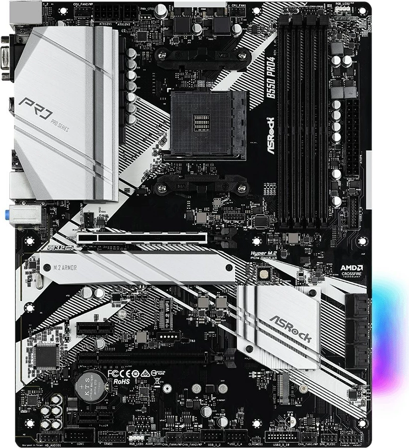Pllakë amë Asrock B550 Pro4, Socket AM4, ATX