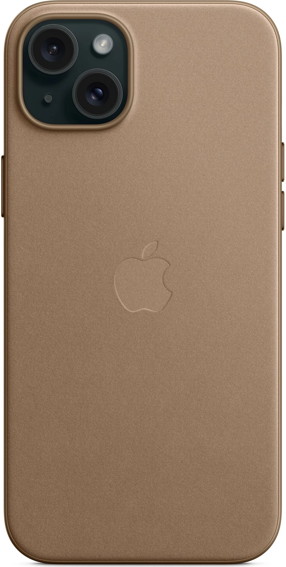 Mbështjellës Apple FineWoven për iPhone 15 Plus, taupe