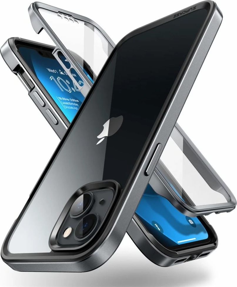 Mbështjellës Supcase EDGE XT për iPhone 14 Plus, me mbrojtës ekrani, MagSafe, MIL-STD, i zi, 1 copë