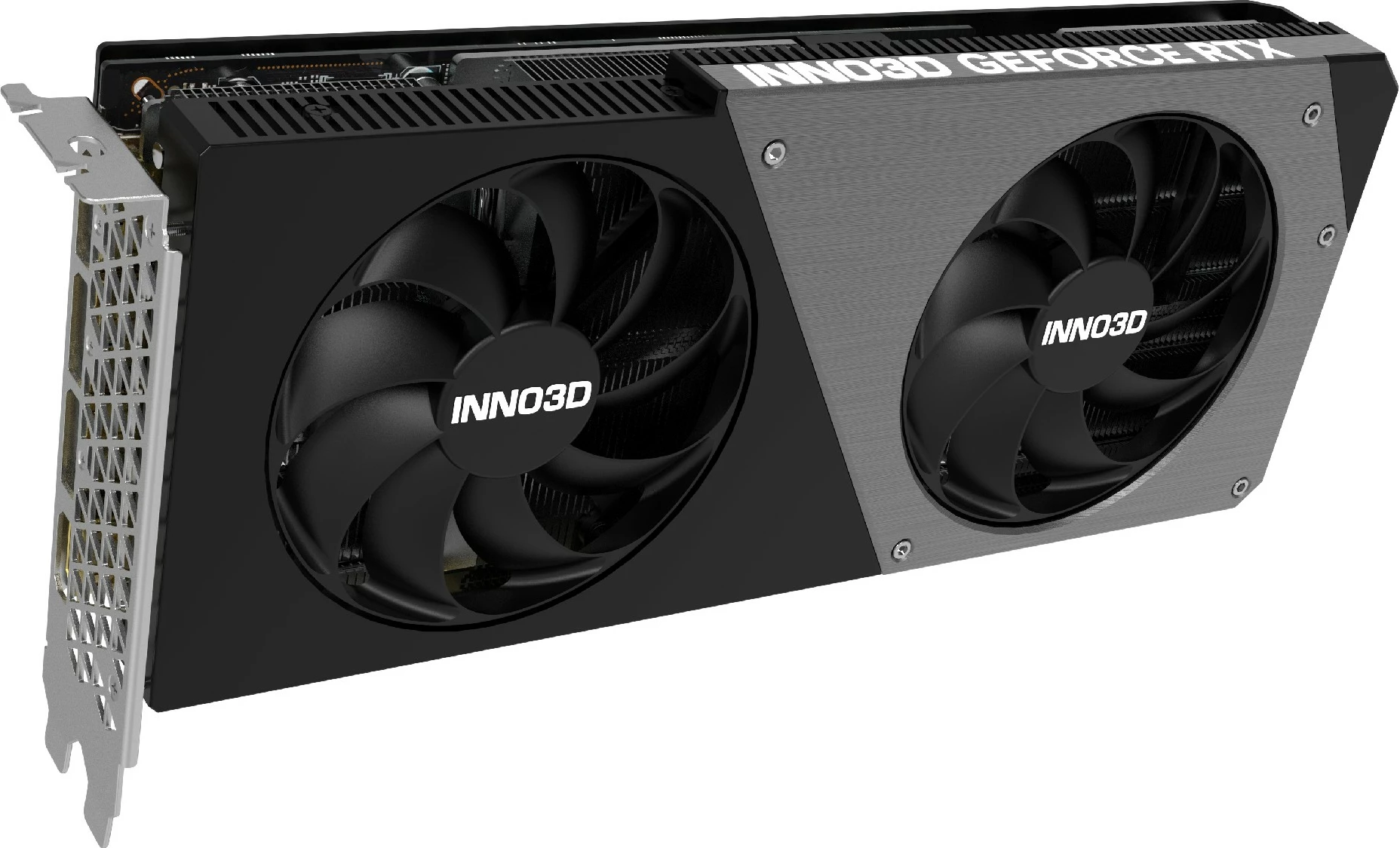 Kartelë grafike Inno3D GeForce RTX 4070 Ti SUPER TWIN X2, 16 GB, GDDR6X, PCI Express x16 4.0, e zezë/gri