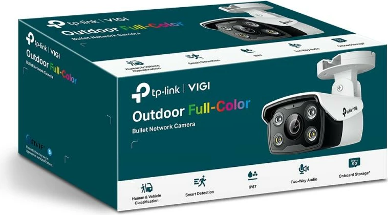 Kamerë IP, TP-Link VIGI C340, 4MP, lente 2.8mm, e bardhë