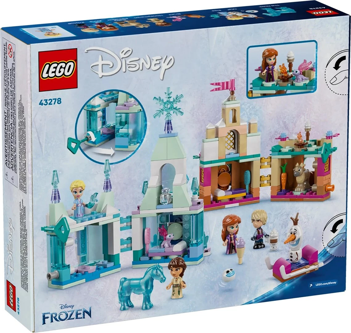 Set lodrash LEGO Disney 43278 Mini Arendelle Castle & Elsa's Ice Palace, 306 pjesë