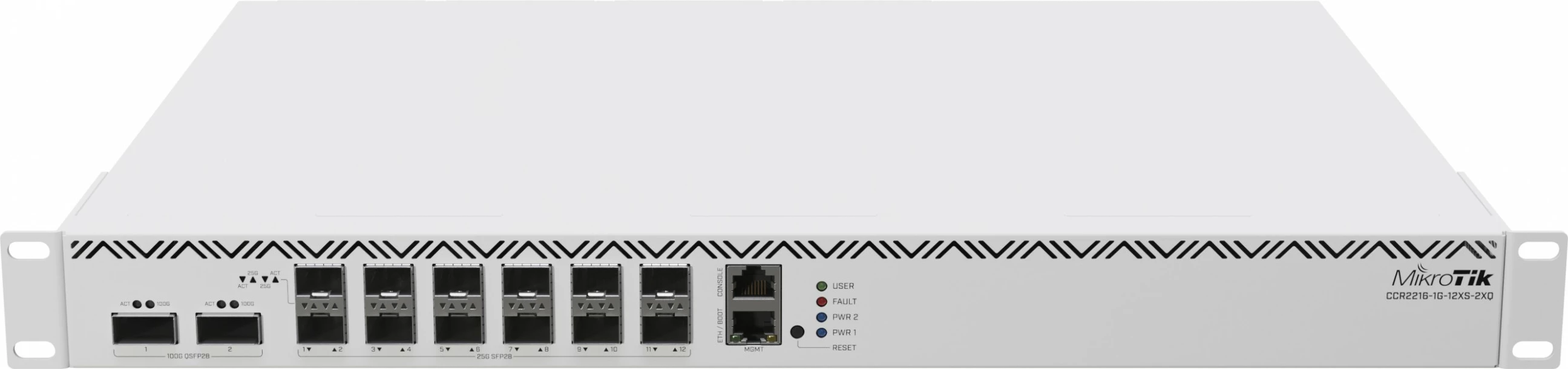 Router MikroTik CCR2216-1G-12XS-2XQ, Gigabit Ethernet, Silver