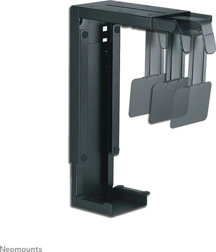 Mbajtës tavoline për kasë kompjuteri NEWSTAR CPU-D100BLACK, Çelik, i zi