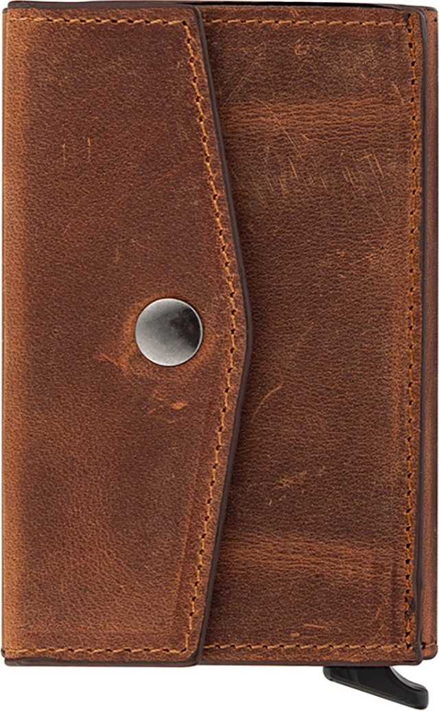 Portofol për burra, lëkurë natyrale, ngjyrë tan, Zoozie Bags