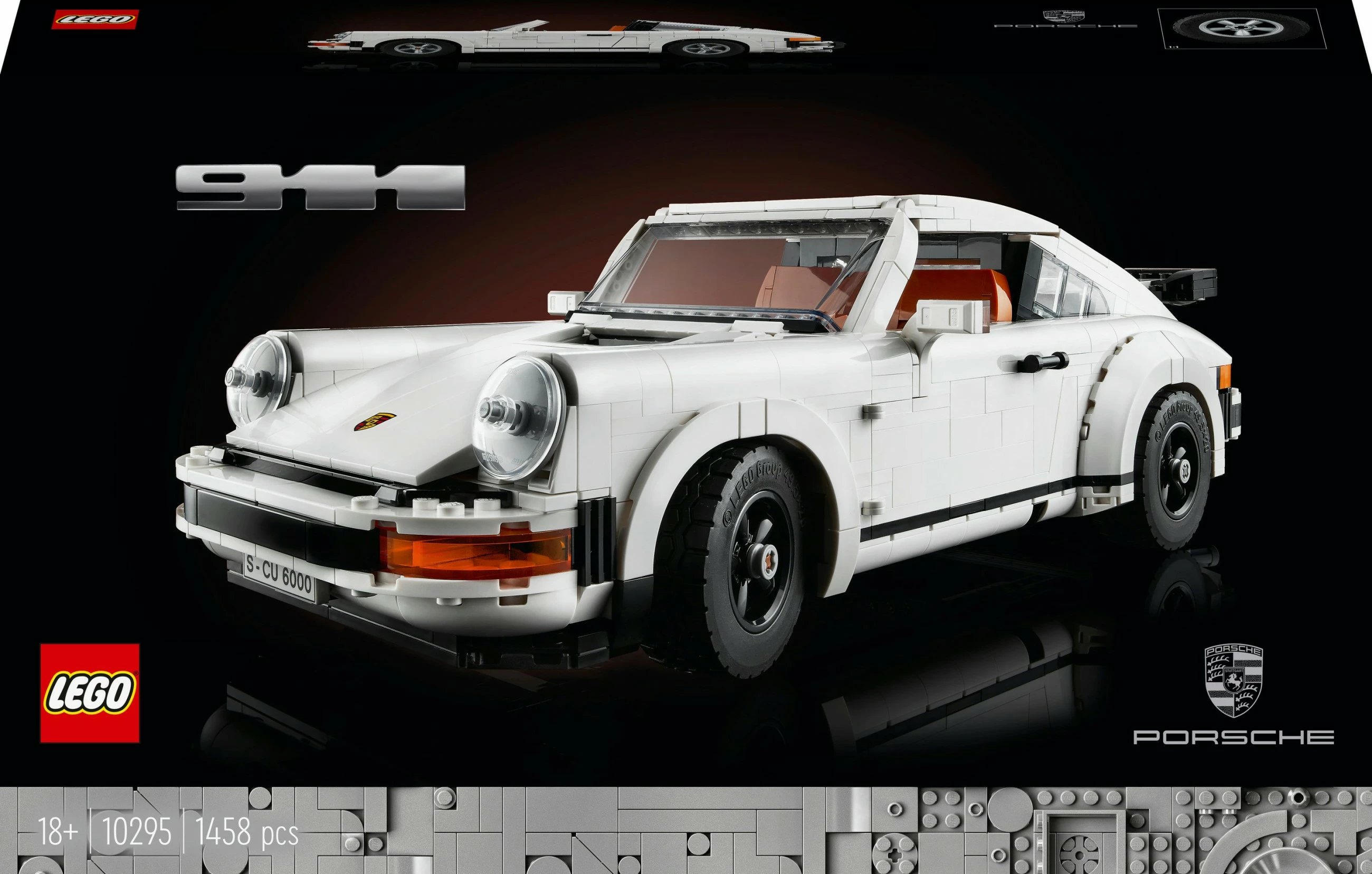 Set ndërtimi LEGO Creator Expert Porsche 911, 1458 pjesë, Multingjyrësh