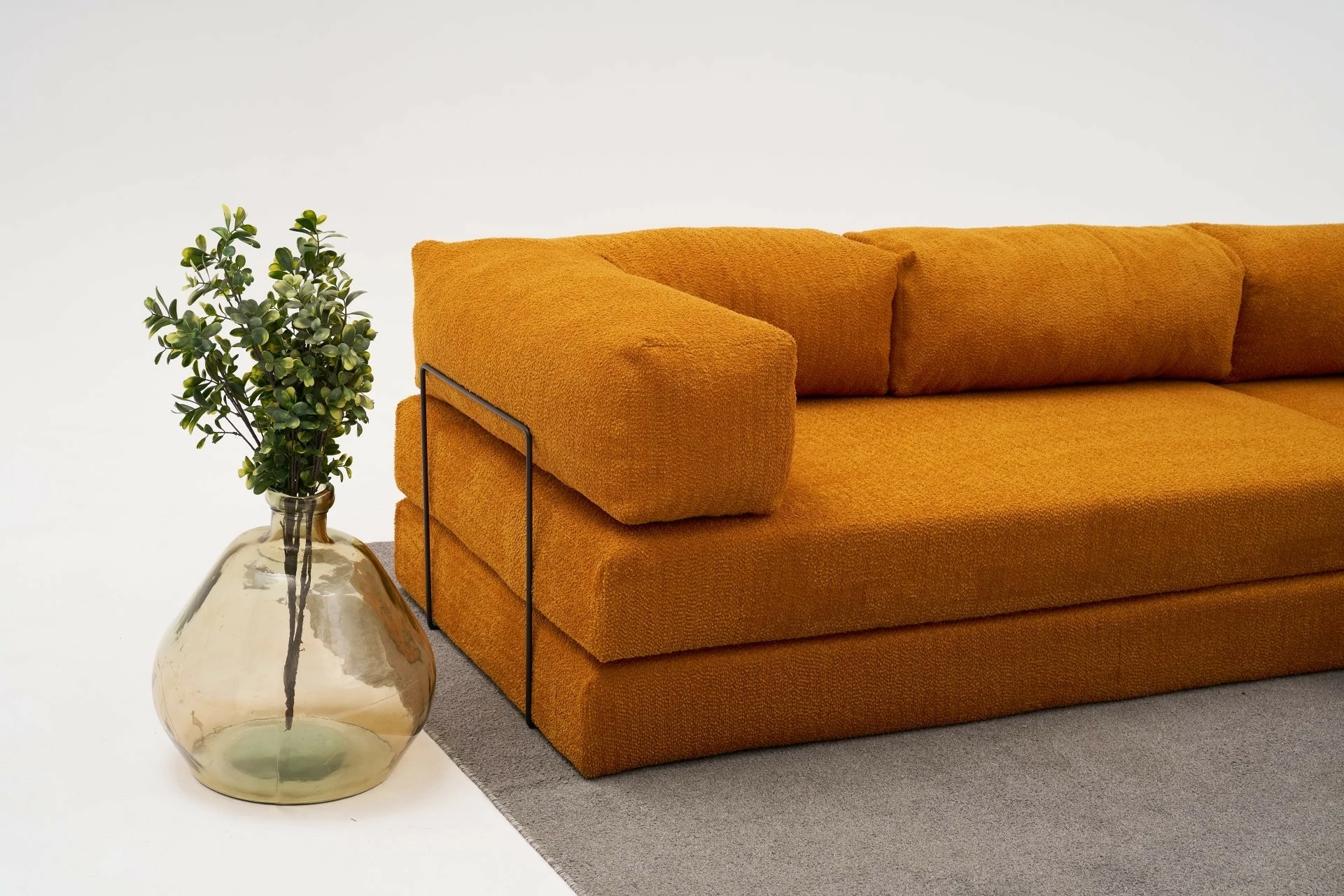 Këndsofa Atelier del Sofa, Comfort, portokalli