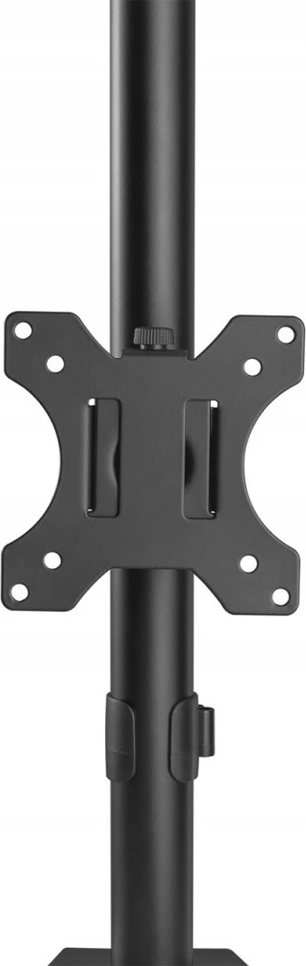 Kasë tavoline për 2 monitorë Digitus DA-90438, montim vertikal, deri 32", e zezë mat