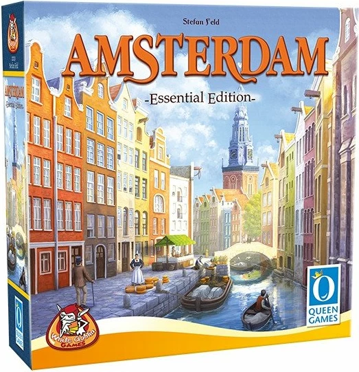 Lojë tavoline Queen Games Amsterdam Essential Edition, strategjike/ekonomike, 1-4 lojtarë, 120 min, anglisht, 12+