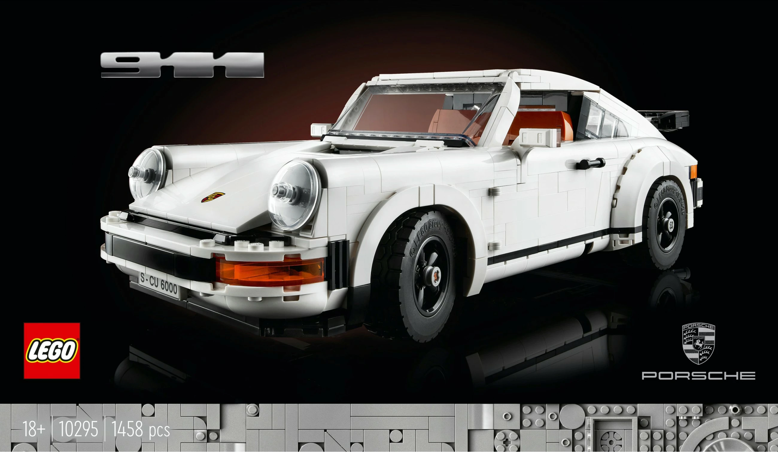 Set ndërtimi LEGO Creator Expert Porsche 911, 1458 pjesë, Multingjyrësh