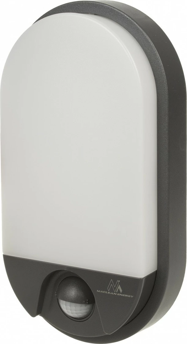 Llampë LED Maclean MCE340 GR me sensor lëvizjeje, 15W, 4000K, gri