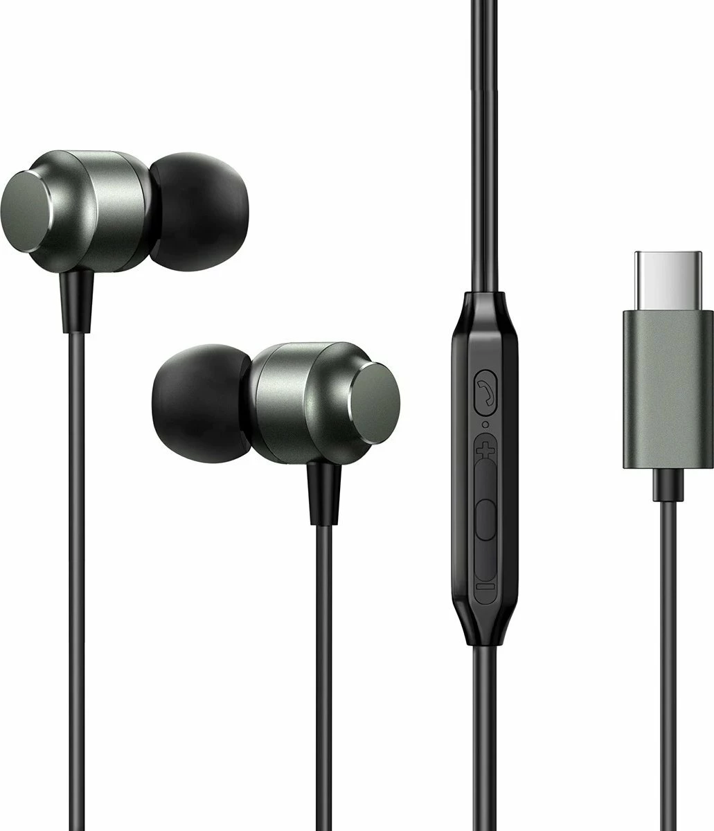 Kufje Joyroom JR-EC06 USB-C me mikrofon, 1.2 m, gri (JYR908)