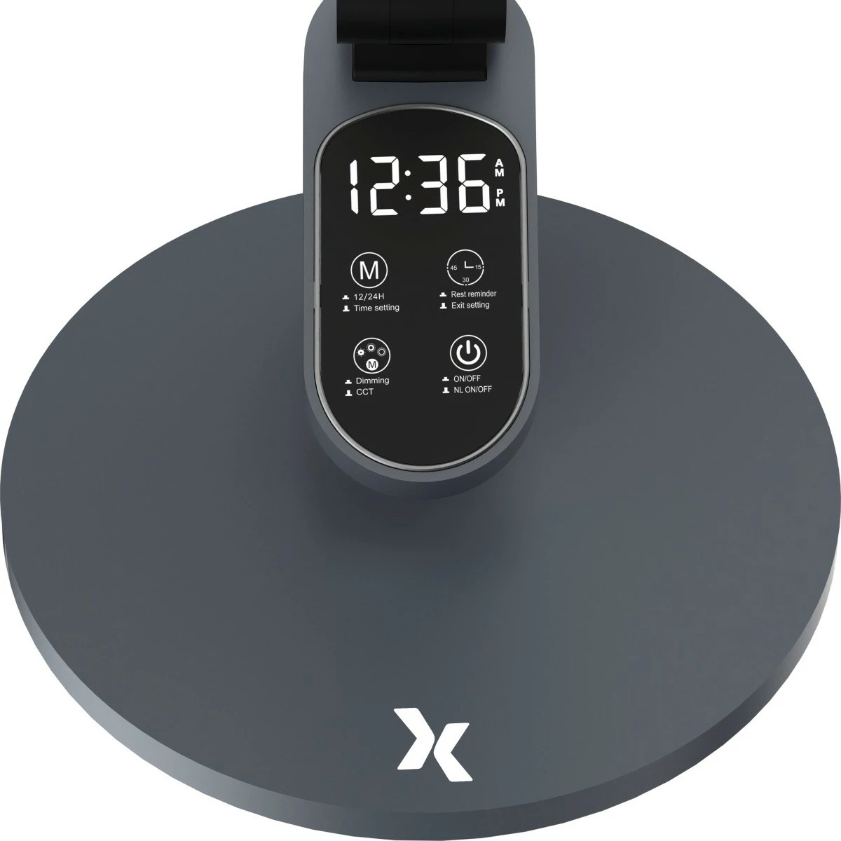 Llambë tavoline Maxcom ML 5100 Artis, LED, Gri