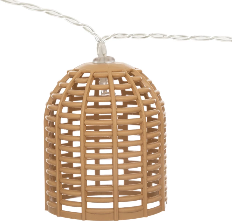 Girlandë dekorative me 10 drita LED, ngjyrë natyrale, Dercie, 335x6.5x5.5cm