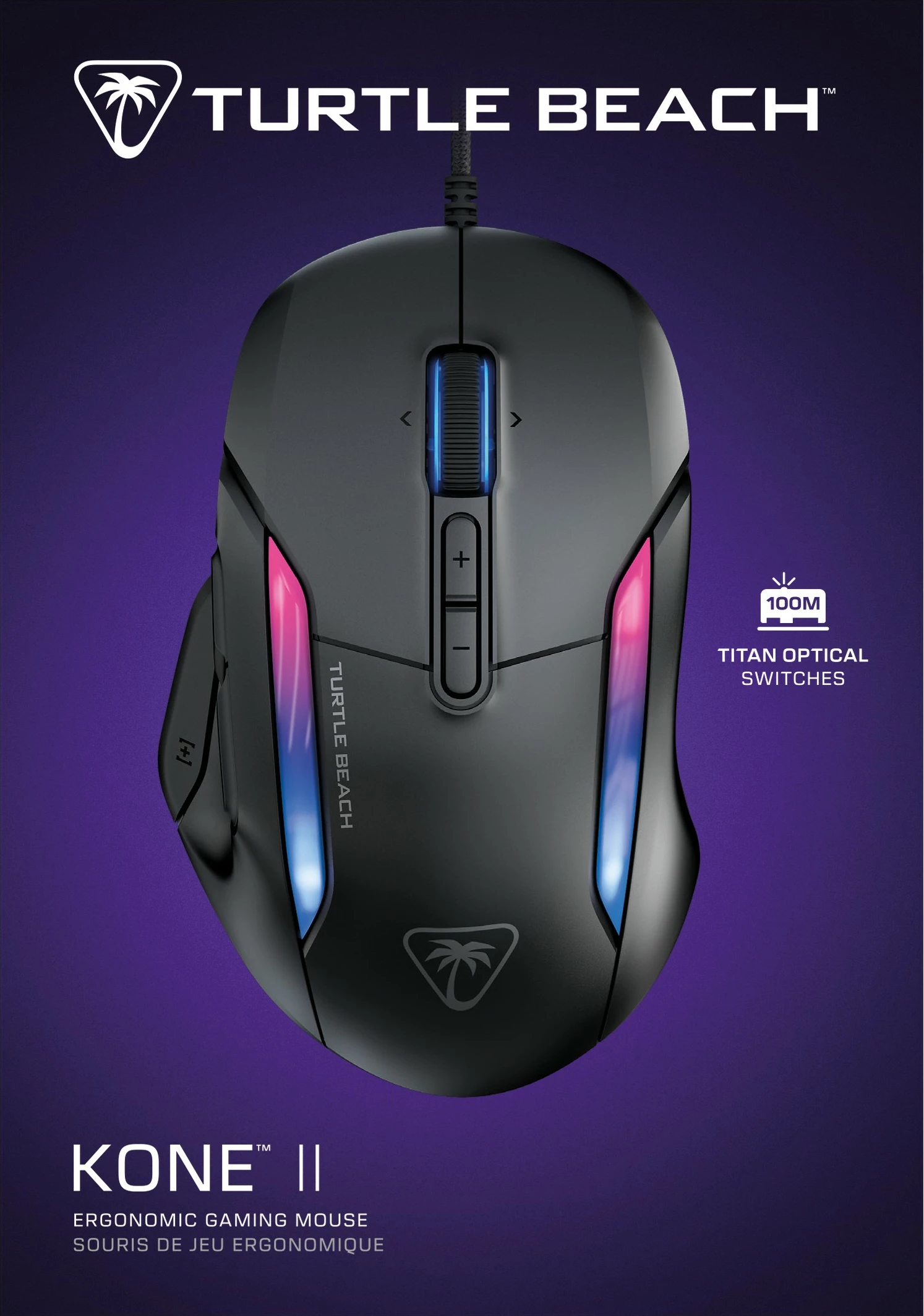 Maus Turtle Beach Kone II, 26000 DPI, i zi