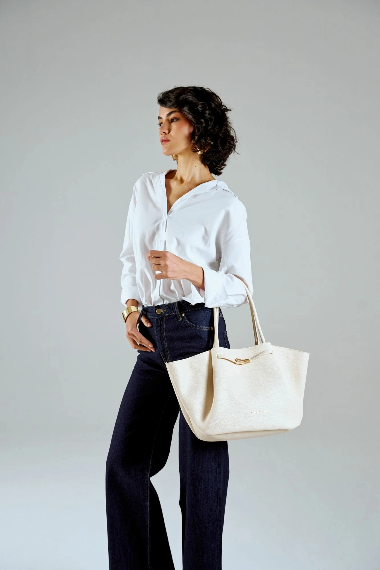 Çantë tote Vince Camuto, Prato, bezhë