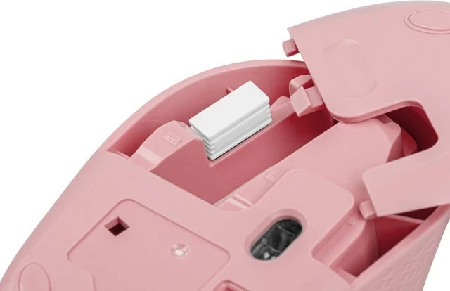 Maus NATEC STORK, Bluetooth + USB Type-A, 1600 DPI, Rozë