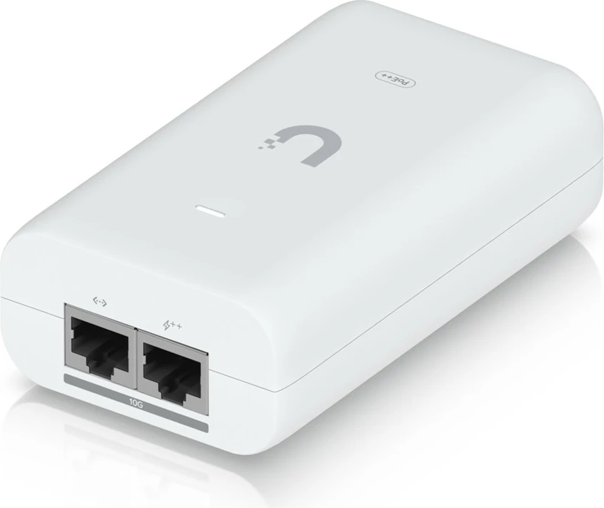 PoE furnizues Ubiquiti UACC-PoE++-10G, 10 Gigabit Ethernet, 54 V, i bardhë