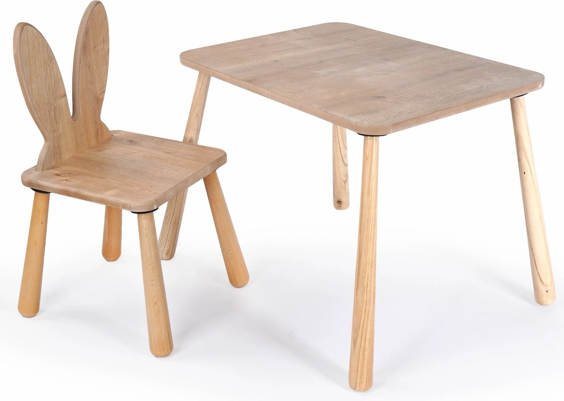 Set tavoline për fëmijë Skye Decor, BLTYZ-AKTV059, ngjyrë lisi, 11 pjesë