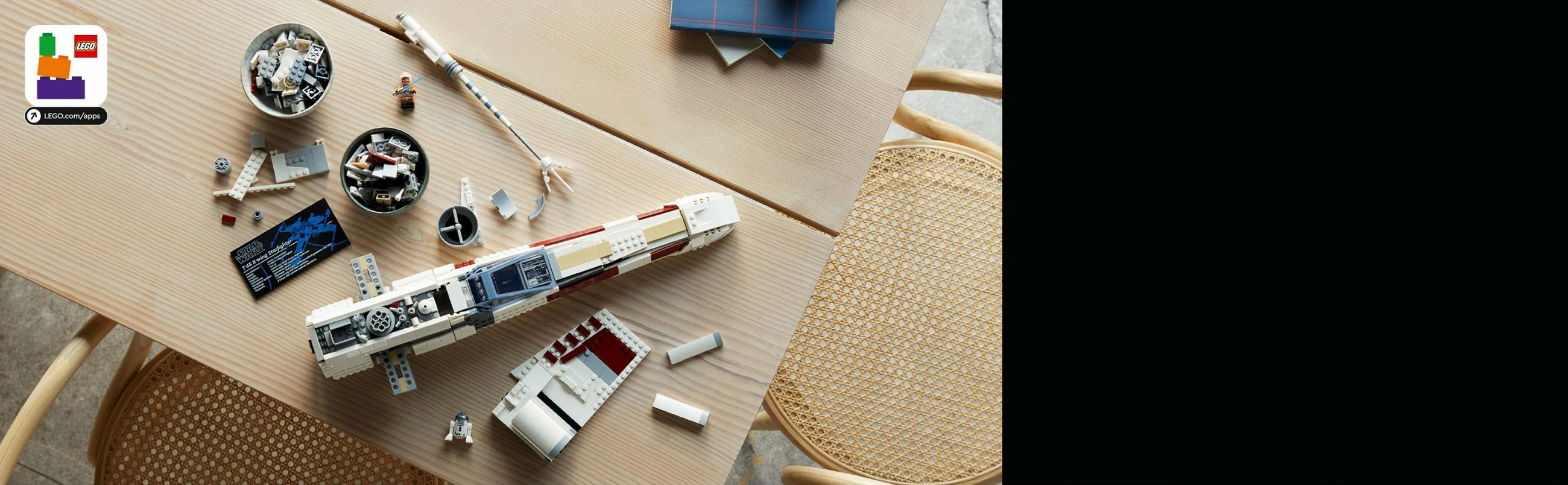 Set ndërtimi LEGO Star Wars X-Wing Starfighter 75355, 1953 pjesë, multikolor