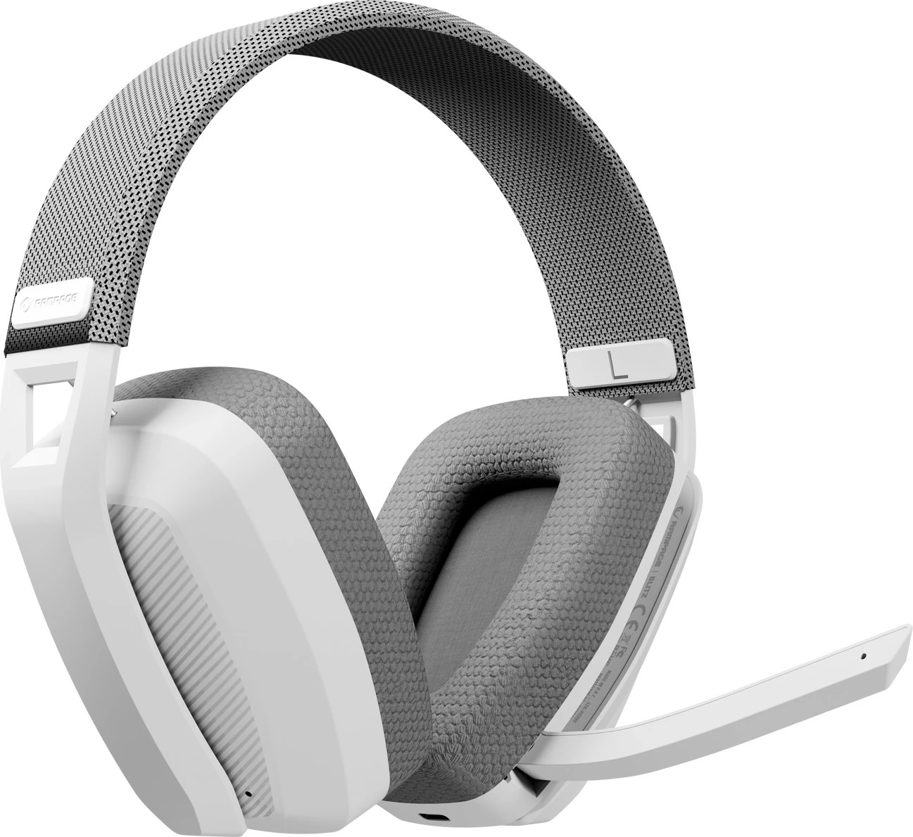 Kufje gaming Rampage BLITZ, Bluetooth 5.3, me mikrofon, gri