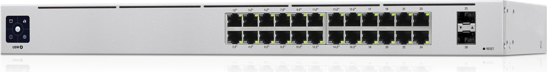 Switch Ubiquiti UniFi 24-Port PoE Managed L2/L3 Gigabit Ethernet, Silver