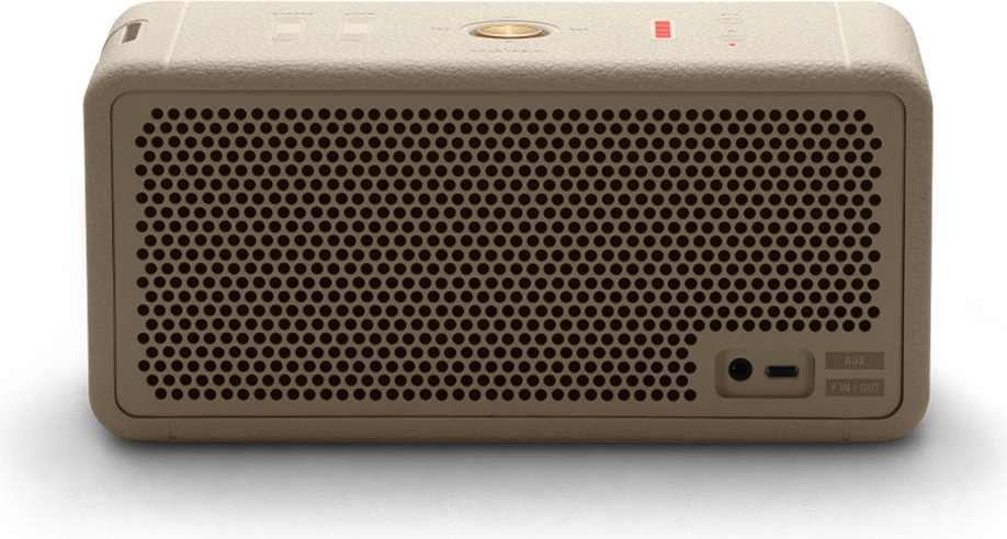 Altoparlant portativ Marshall Middleton II, 30+ orë bateri, Bluetooth 5.3, 360° stereo, IP67, powerbank, krem