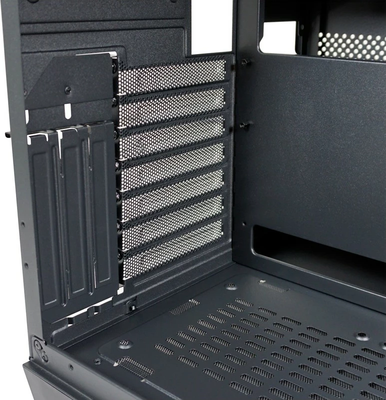 Kasë LC-Power 809B Dark Storm_X, Midi Tower, ATX, RGB, e zezë