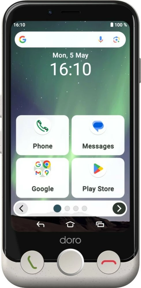 Celular Doro Aurora A10, bone