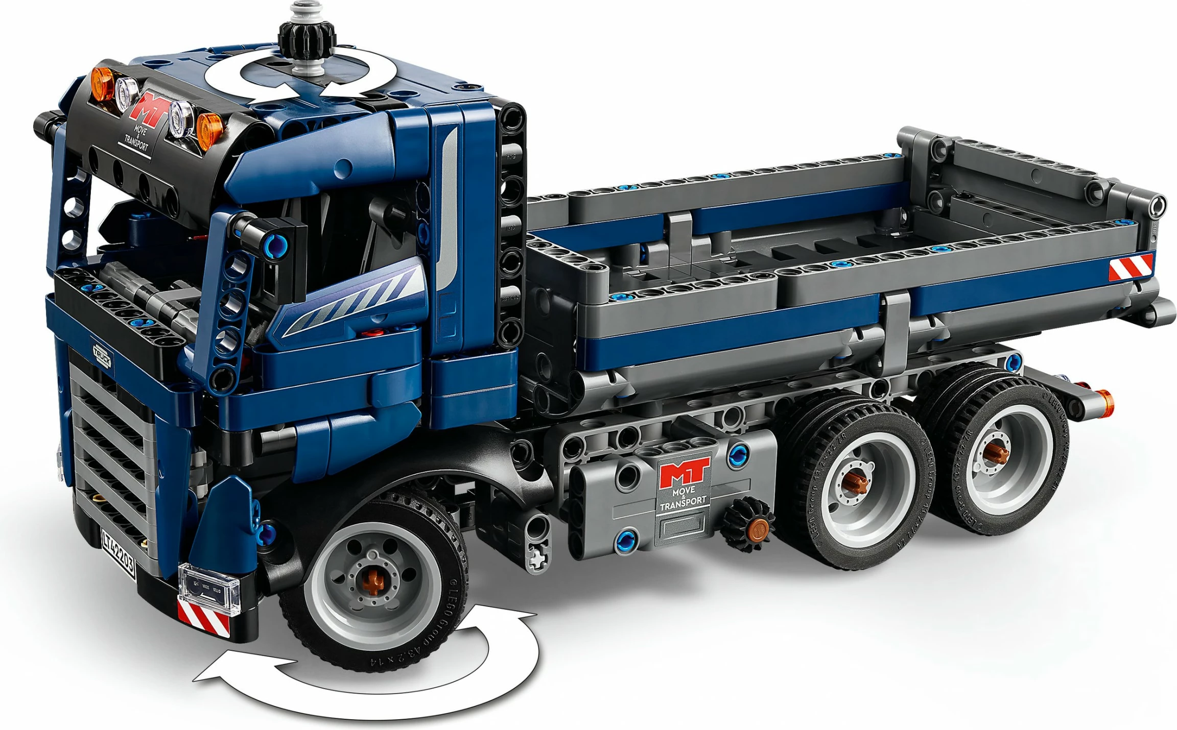 Set ndërtimi LEGO Technic Tipping Dump Truck, 462 pjesë, shumëngjyrësh