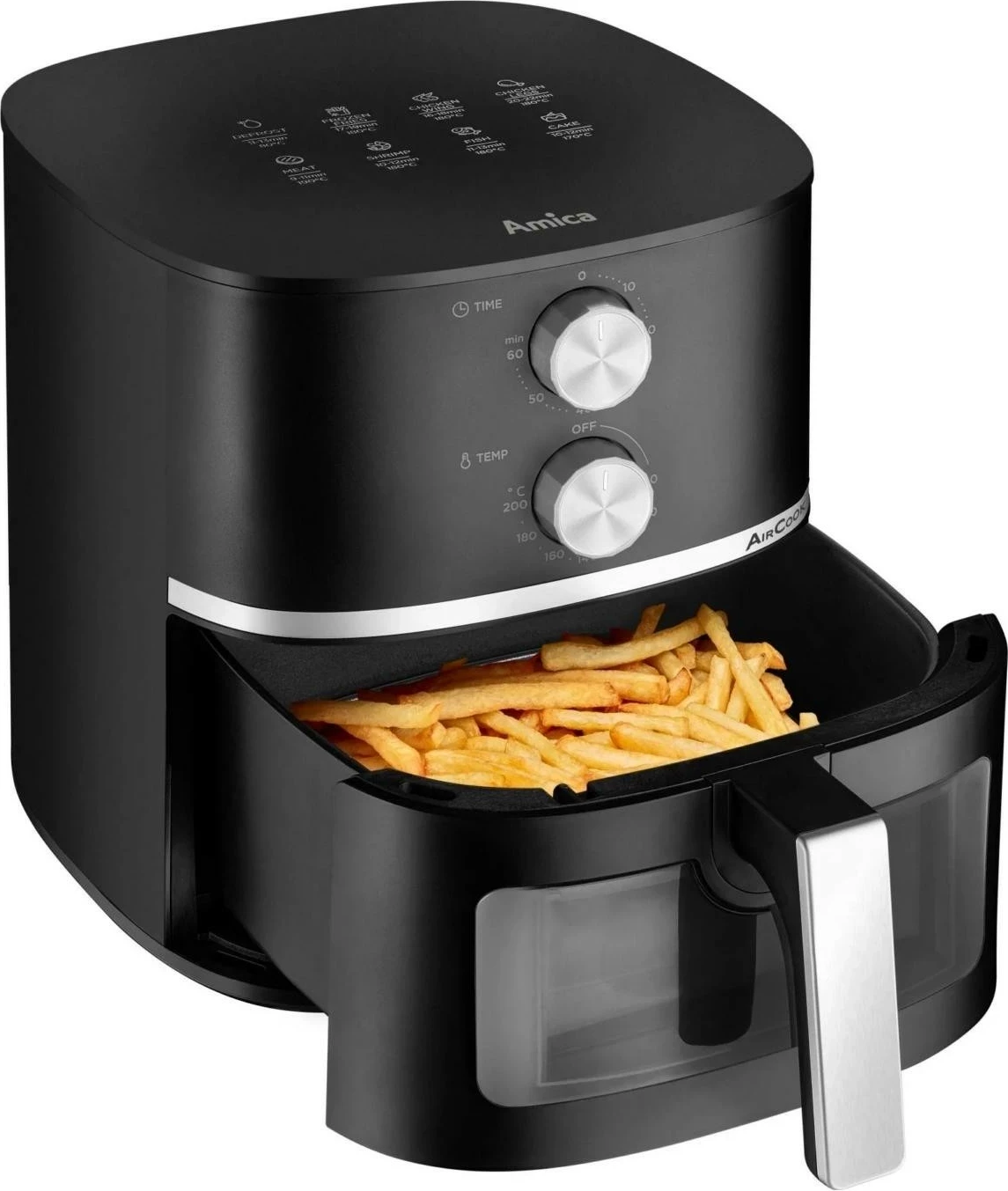 Fryer pa yndyrë Amica AFM Friend 2020, 5.5L, e zezë