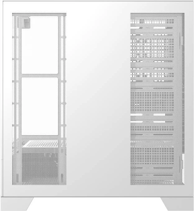 Kasë Darkflash DY450 PRO, Big Tower, me xham të temperuar, 1 ventilator, e bardhë