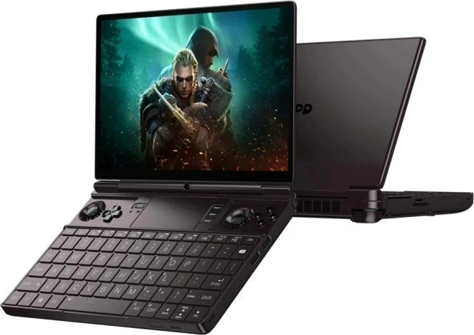 Mini laptop GPD WIN MAX 2, 64GB SSD, 4GB RAM, Windows 11, Touchscreen, Graphite