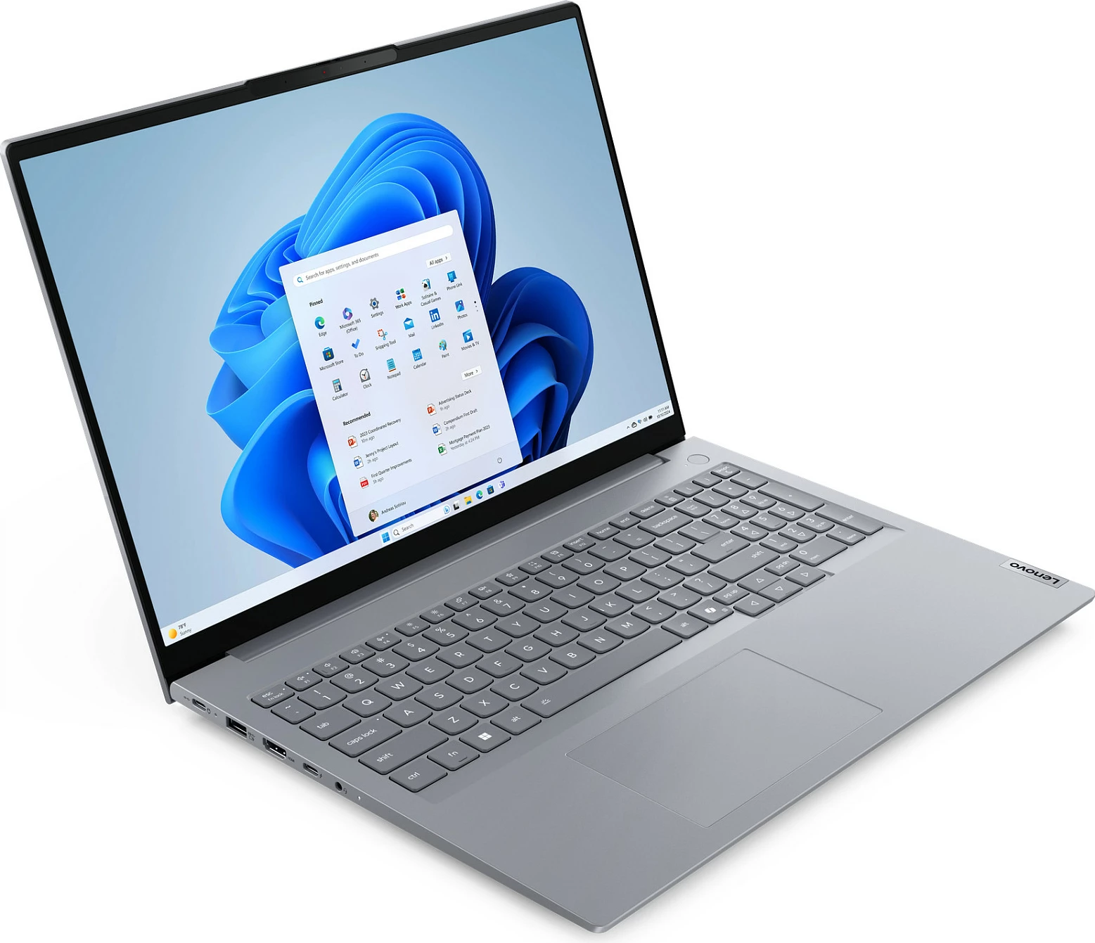 Laptop Lenovo ThinkBook 16 G8 IAL, Core Ultra 9, 16GB RAM, 512GB SSD, 16" 1920x1200, Windows 11 Pro, Arctic Grey