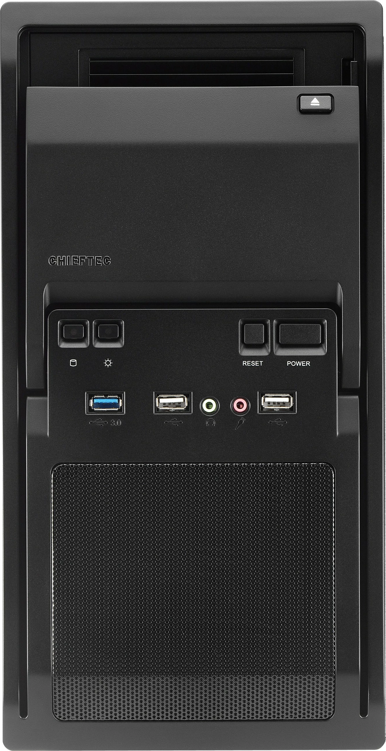 Kasë Chieftec Libra Serie LT-01B-350GPB, mini tower, 350W, e zezë