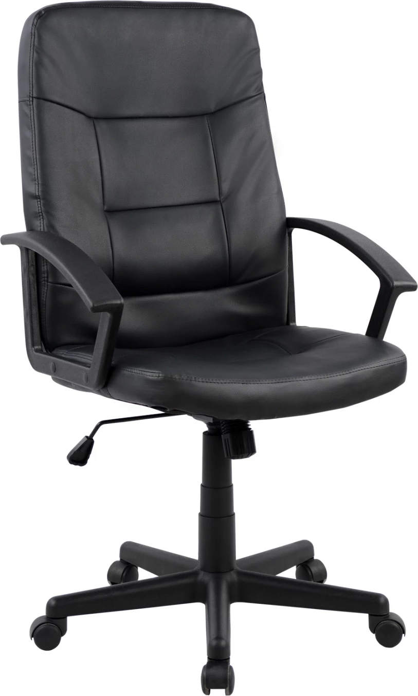 Karrige për zyre FH1033,  64x56x114 cm, e zezë