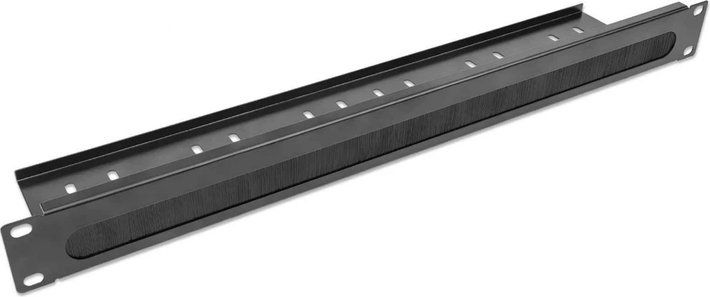 Paneli me vendosje për menaxhimin e kabllove Intellinet 715812, 1U, i zi, set prej 2 copë