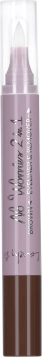 Eyeliner & Remover Lovely No Worries 2in1 për femra kafe 1 copë
