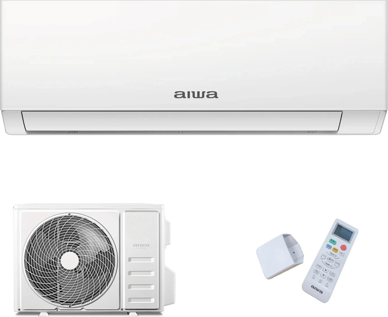 Kondicioner muri Aiwa HARUAIR 24 ACD-24000 24000 BTU WiFi ftohje/ngrohje/dehumidifikim, i bardhë