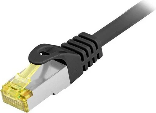 Kabllo rrjeti Equip Cat6A S/FTP 0.5m, RJ-45, e zezë