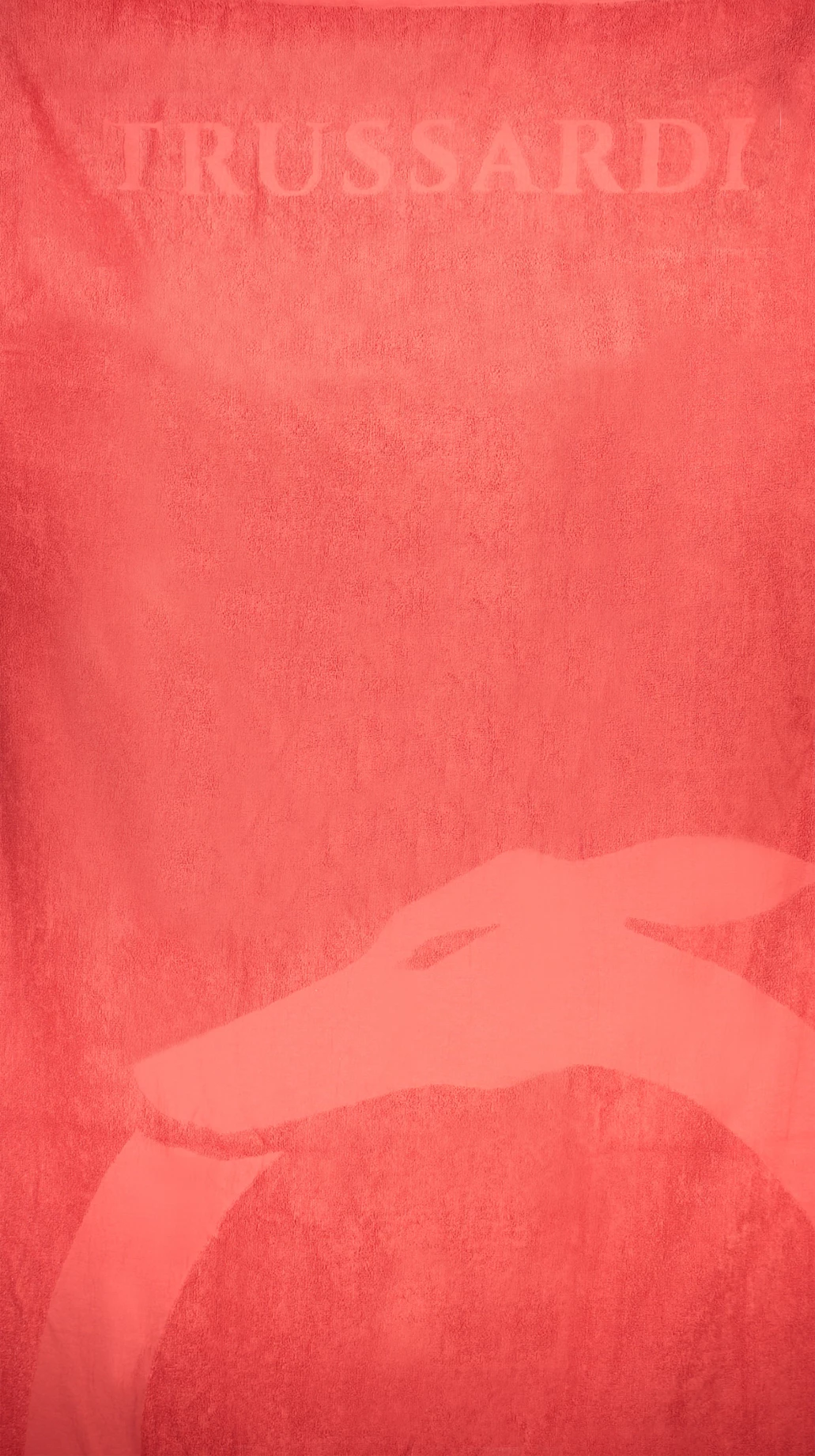 Peshqir plazhi TRUSSARDI JEANS femra, i kuq