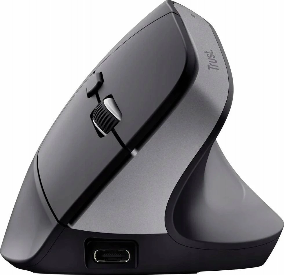 Maus vertikal Trust Bayo+ 25146, 2400 DPI, wireless, 6 butona, i zi