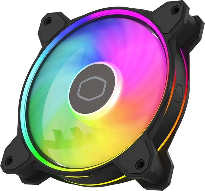 Ventilator kompjuteri Cooler Master MasterFan MF140 Halo2, 140mm, ARGB, i zi
